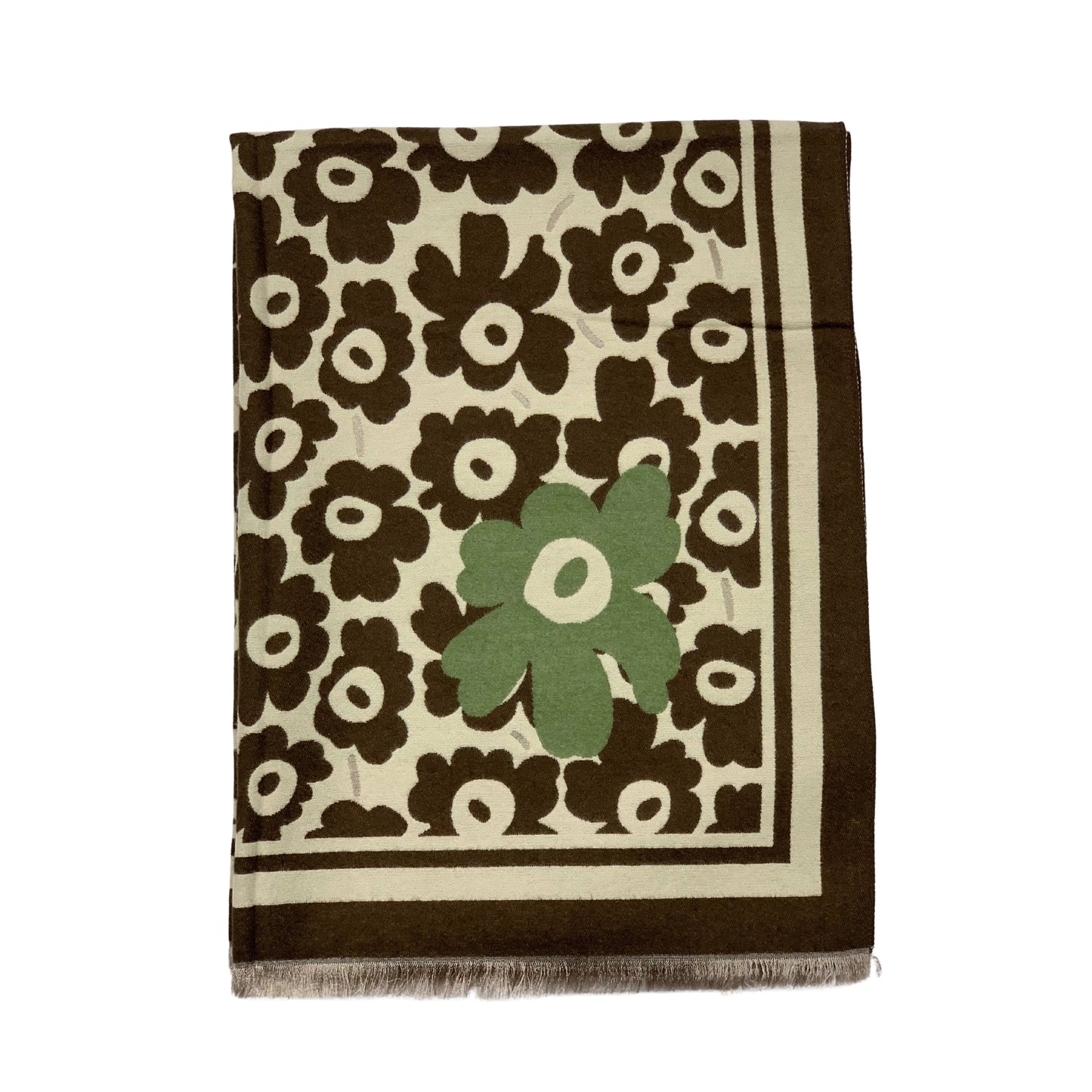 Flower Eye Print Cashmere Blend Scarf - Various Colours