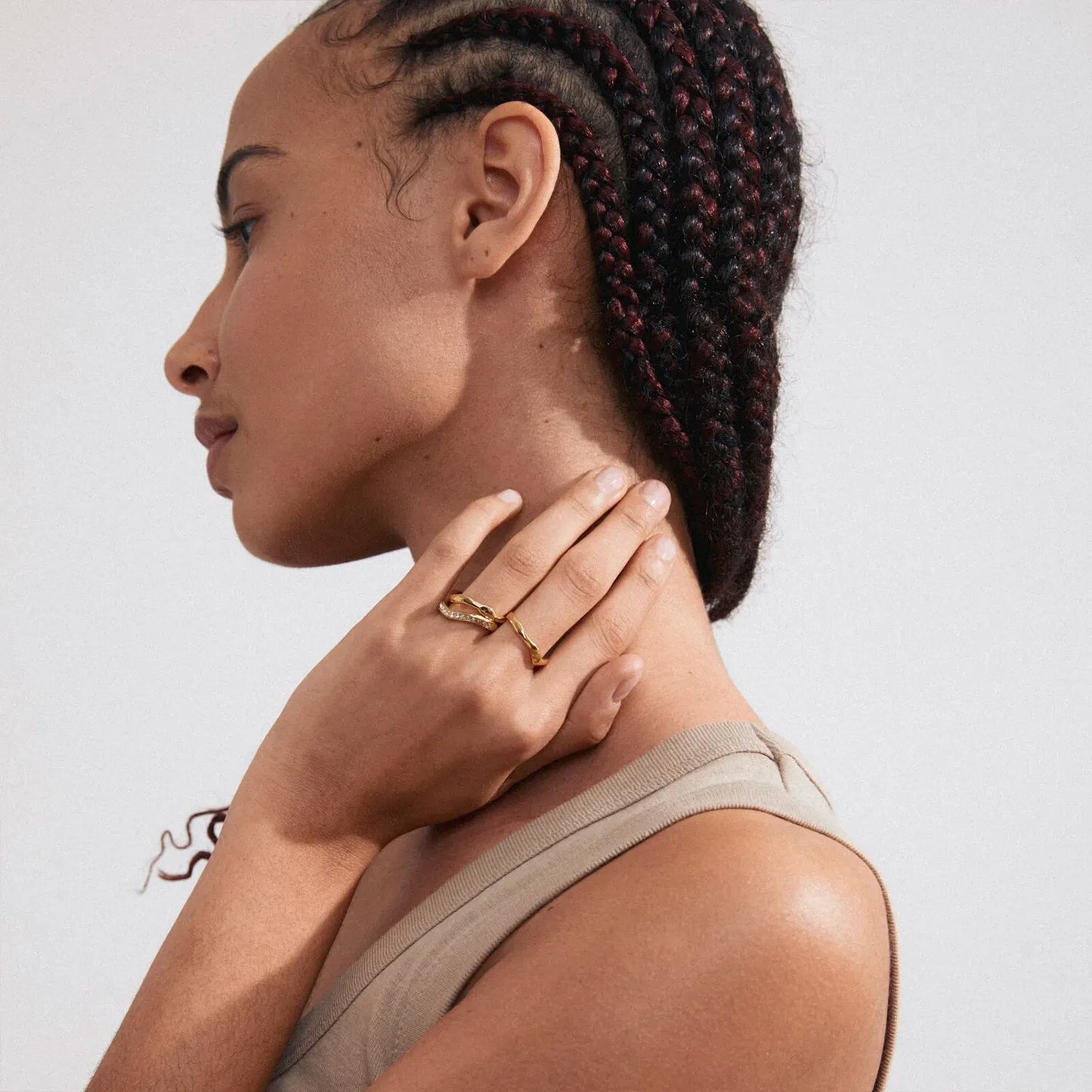 True 3-in-1 Ring - Gold plated