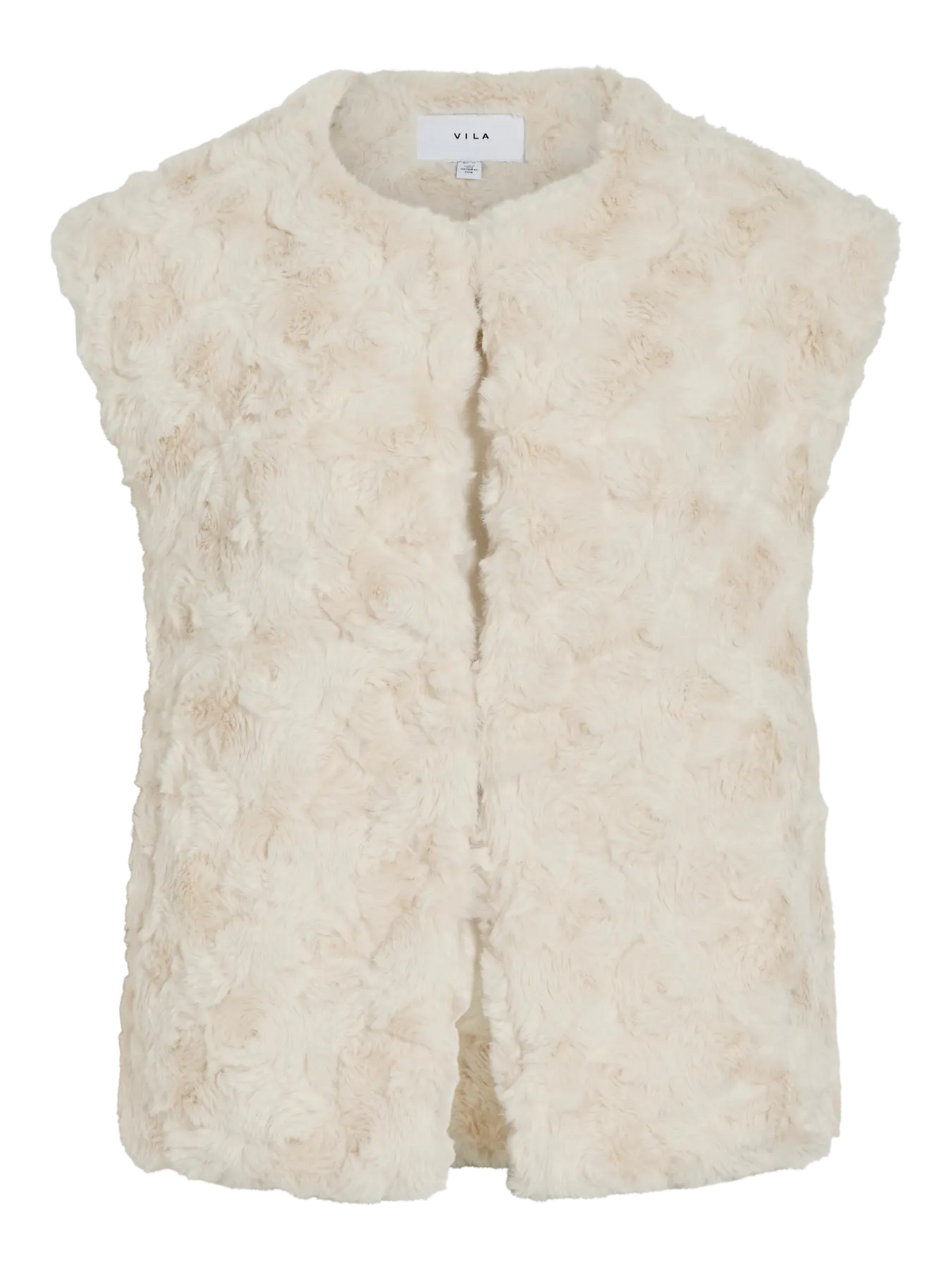 Faux Fur Autumn Gilet - Brown, Wine or Oatmeal