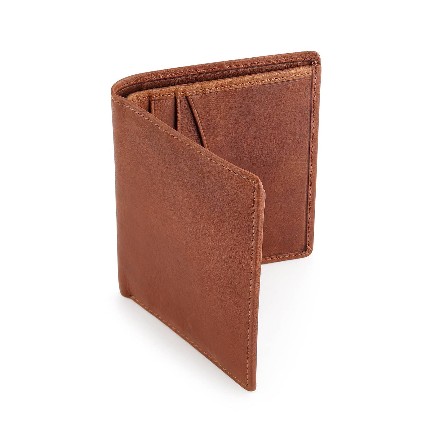 Men’s Leather Bifold Wallet - Black or Brown