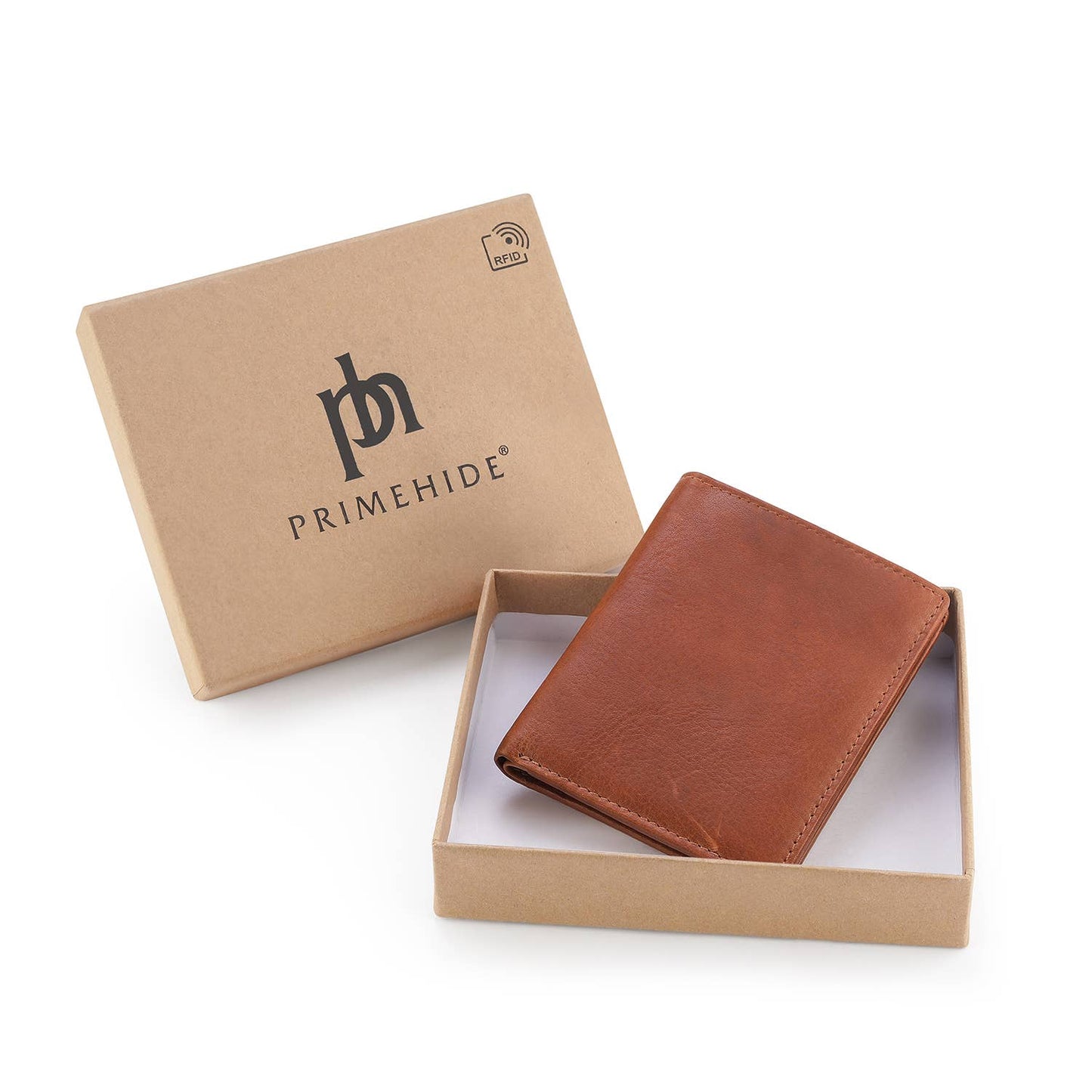 Men’s Leather Bifold Wallet - Black or Brown