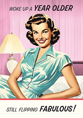 Greeting Card - Flipping fabulous!