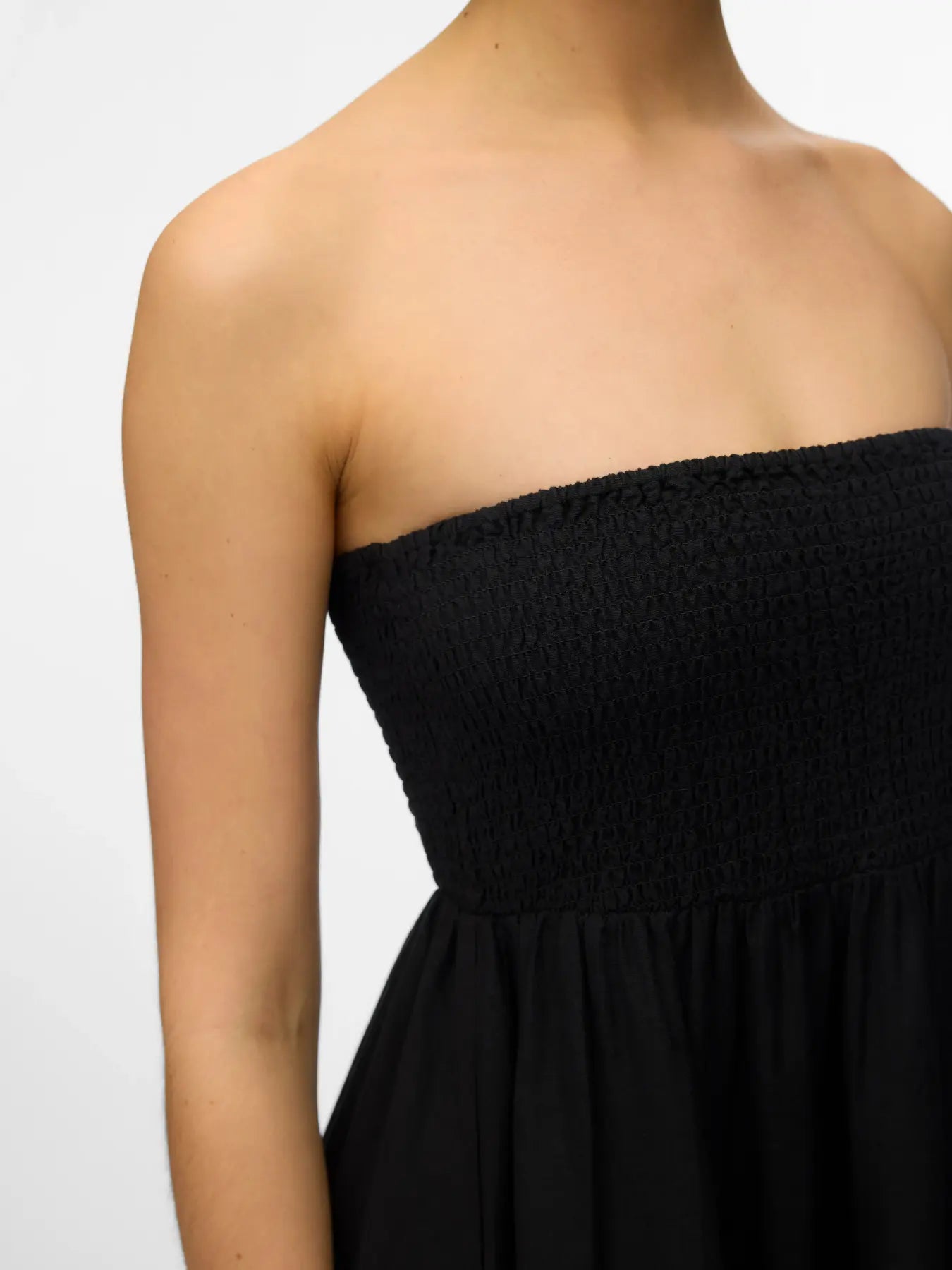 Black Bandeau Maxi Dress
