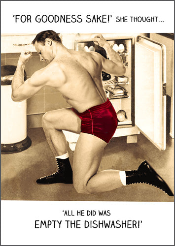 Greeting Card - Empty The Dishwasher