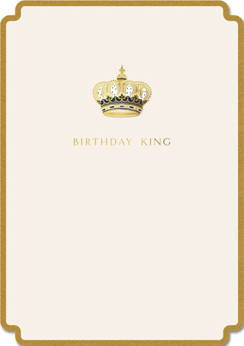 Greeting Card - Birthday King Crown