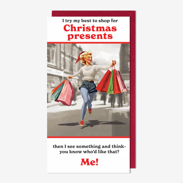 Greeting Card - Christmas Presents For Me