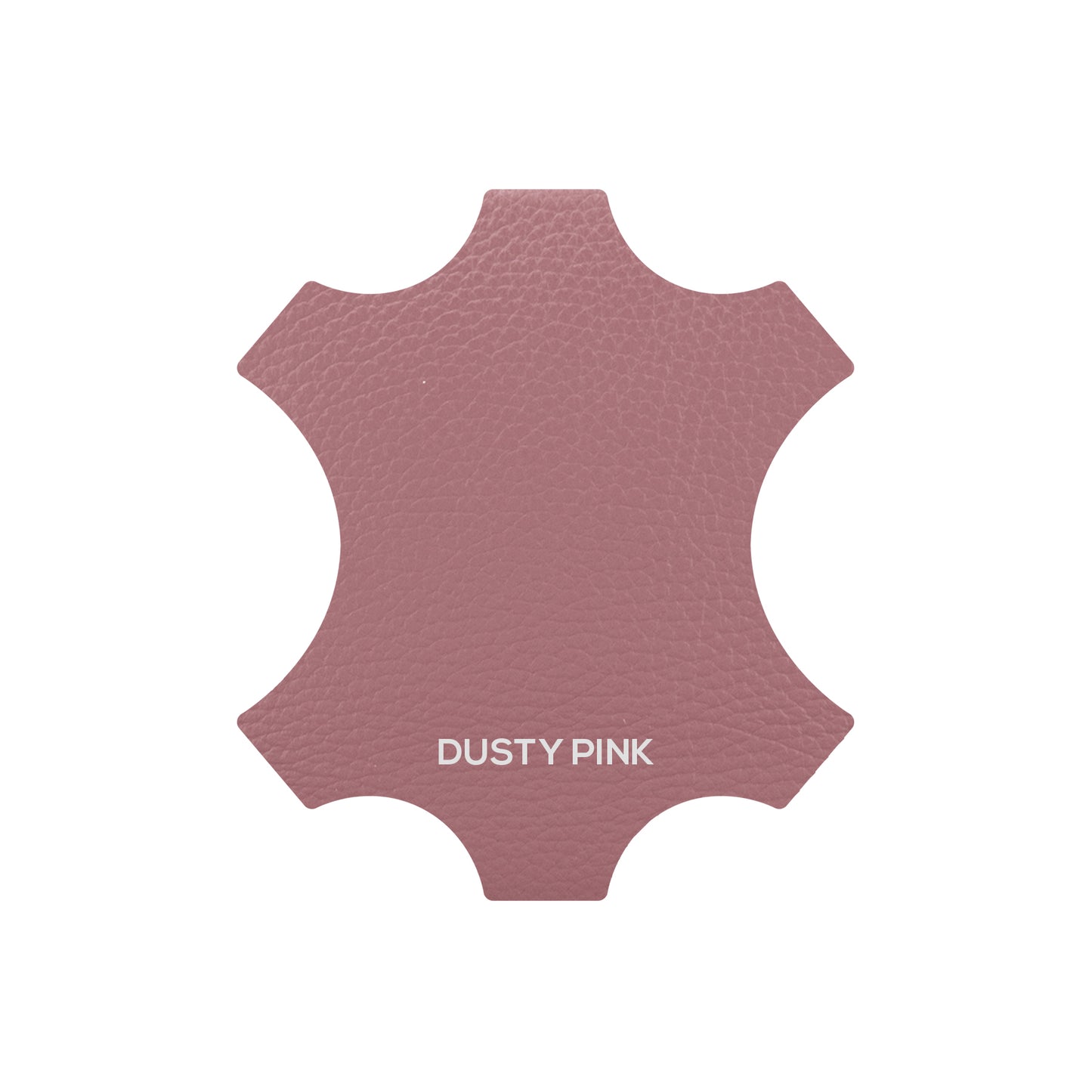 Fold Over Leather Clutch - Dusky Pink