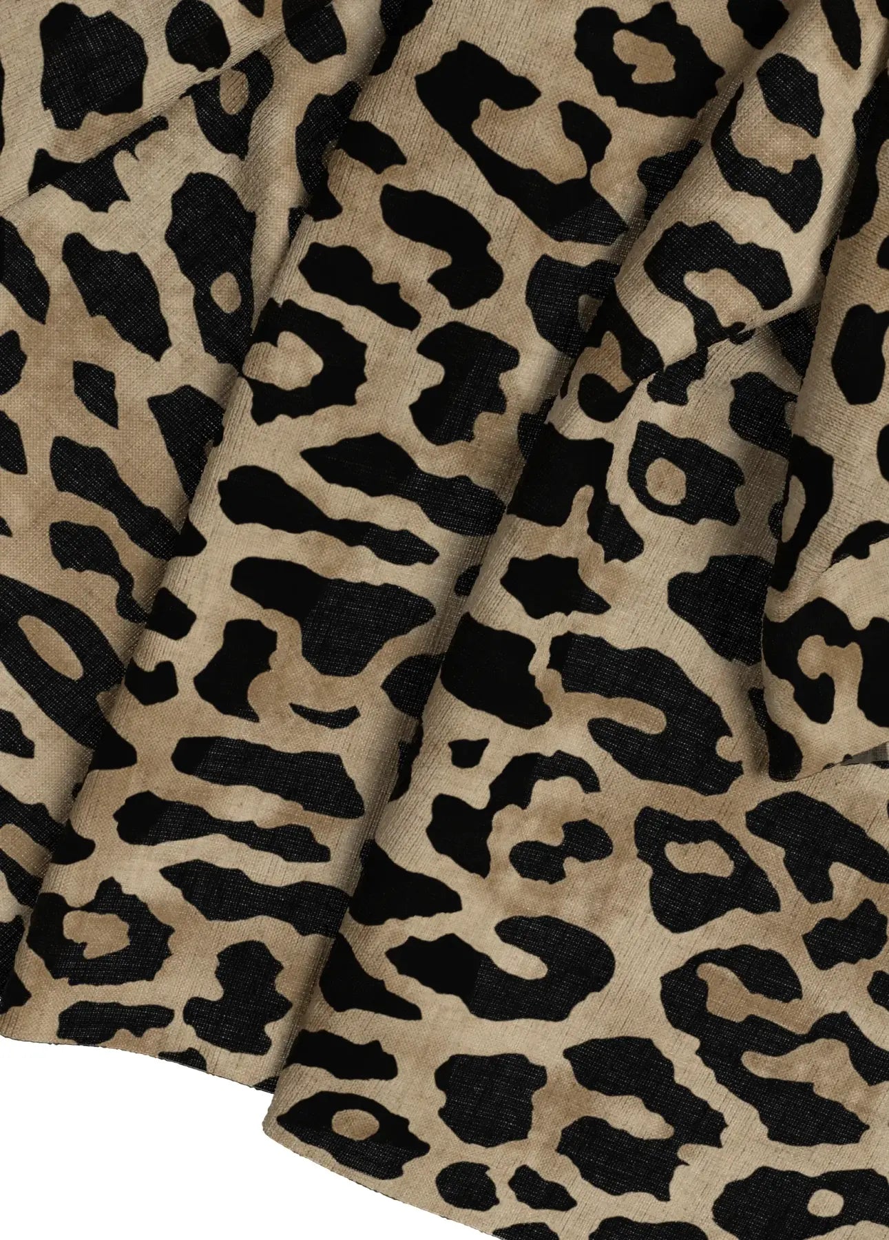 Leopard Print V Neck Strappy Linen Mix Shell Vest Top