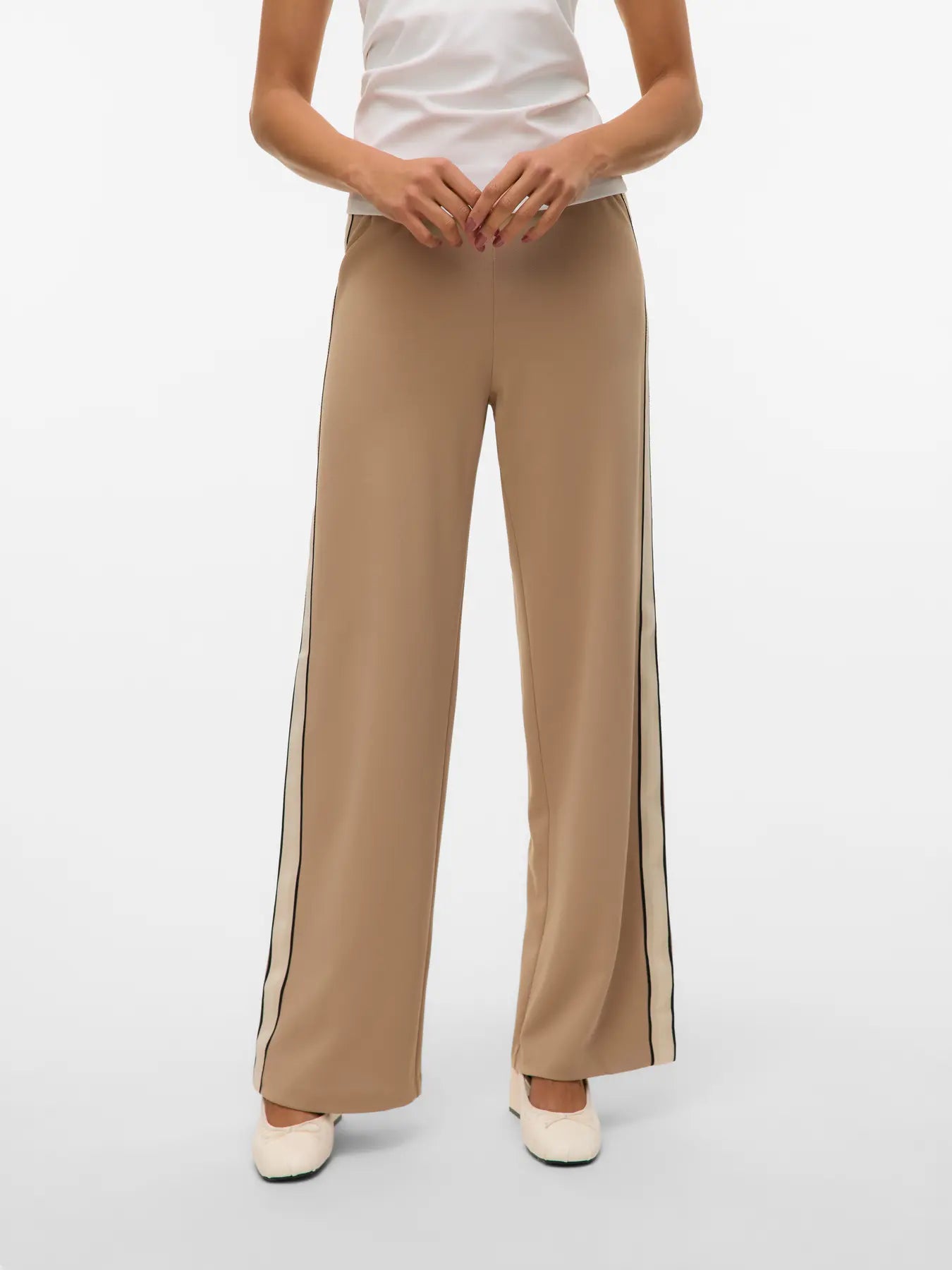 Wide Panel Trouser - Camel