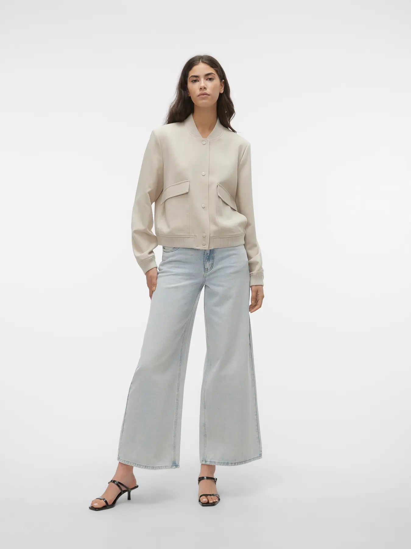 Bomber Jacket - Cream/Ivory