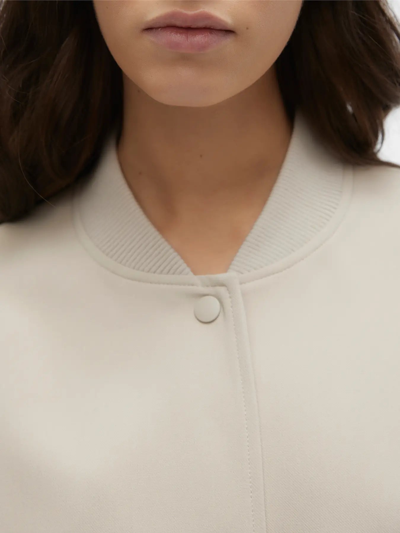 Bomber Jacket - Cream/Ivory