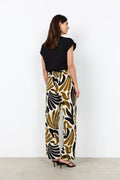 Wide Leg Trouser - Oatmeal, Olive Green & Black
