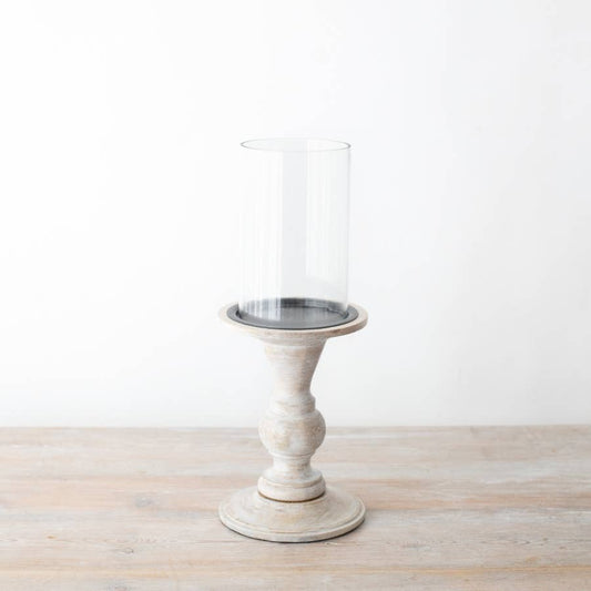 Pillar Candle Holder with Glass Holder, 35cm