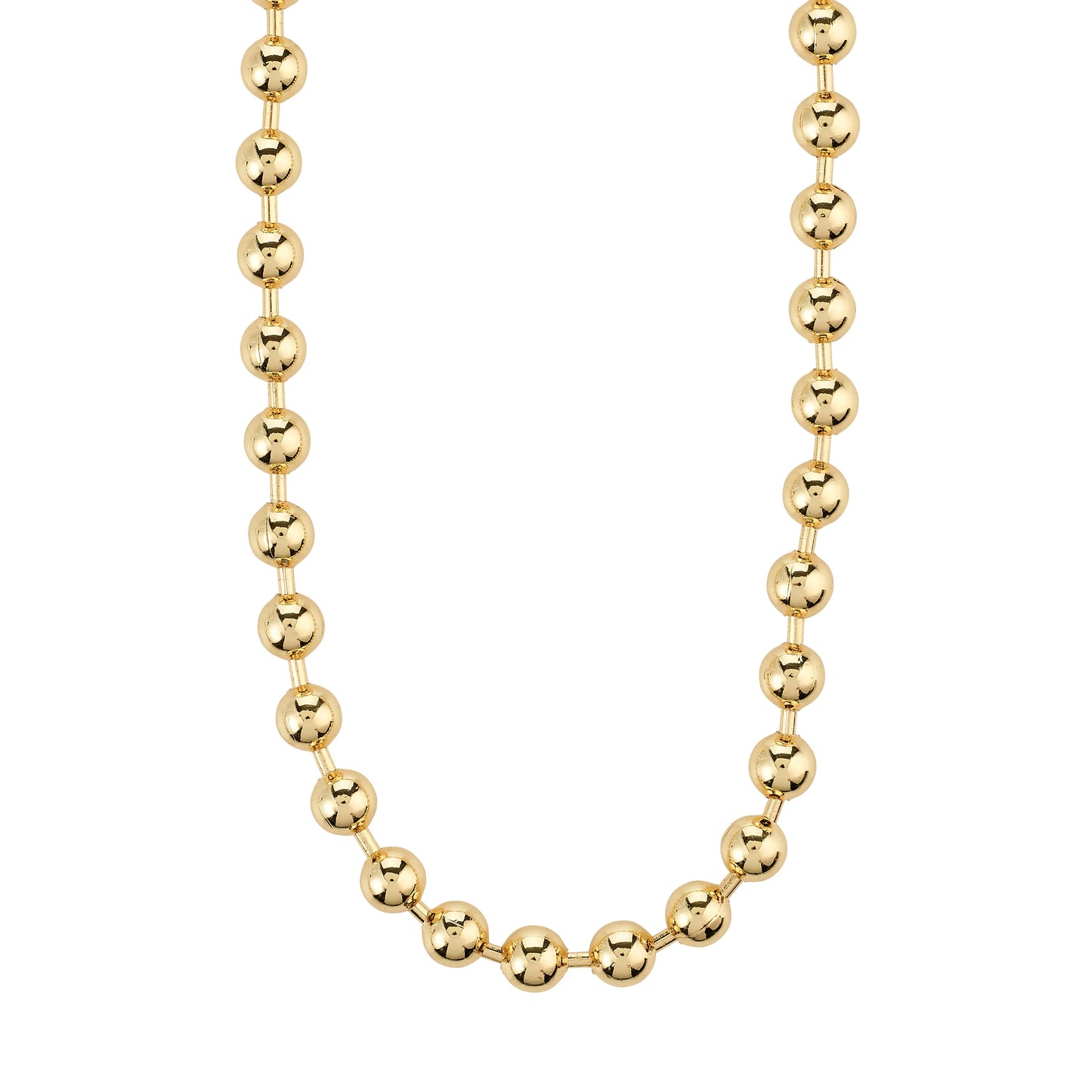 Stylish Orb Design Necklace - Gold & Silver Plated