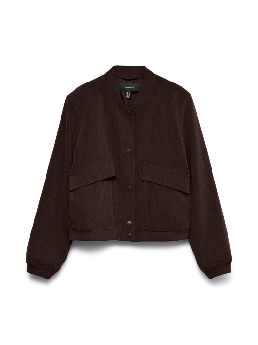 Bomber Jacket - Chocolate Brown, Forest Green or Wine