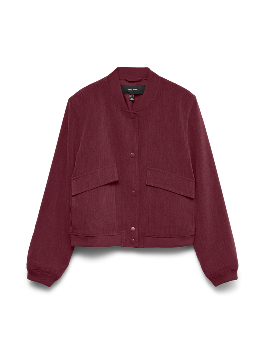 Bomber Jacket - Chocolate Brown, Forest Green or Wine