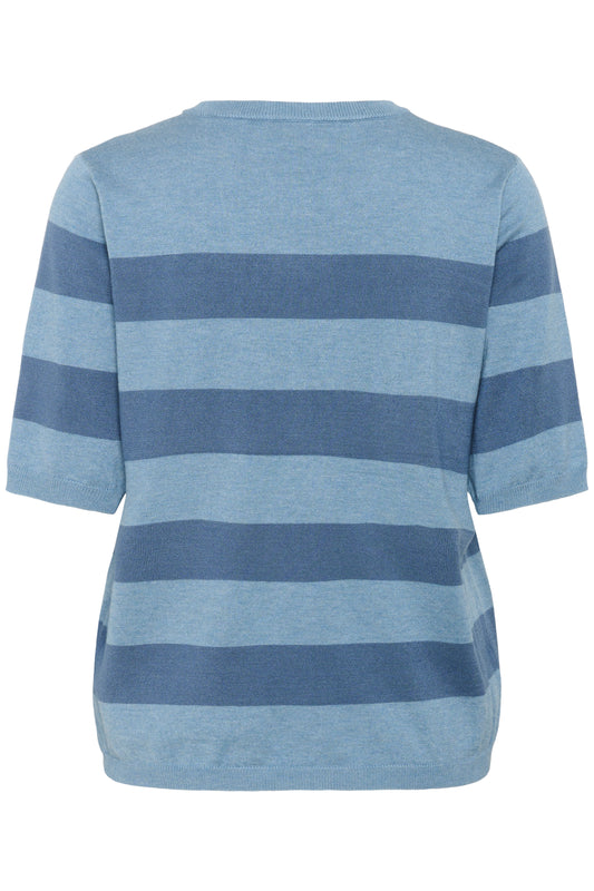 Blue Striped Short Sleeve Jumper (EX-UNIFORM)