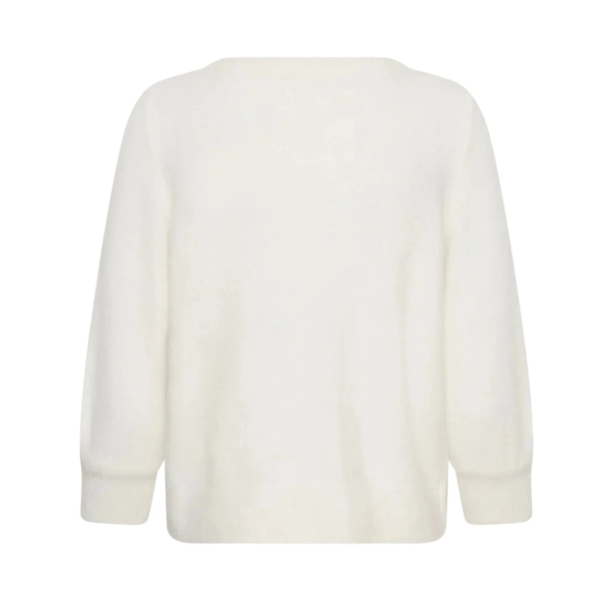 Elbow Length Embellished Round Neck Jumper - Wine, Marl Grey or Ivory