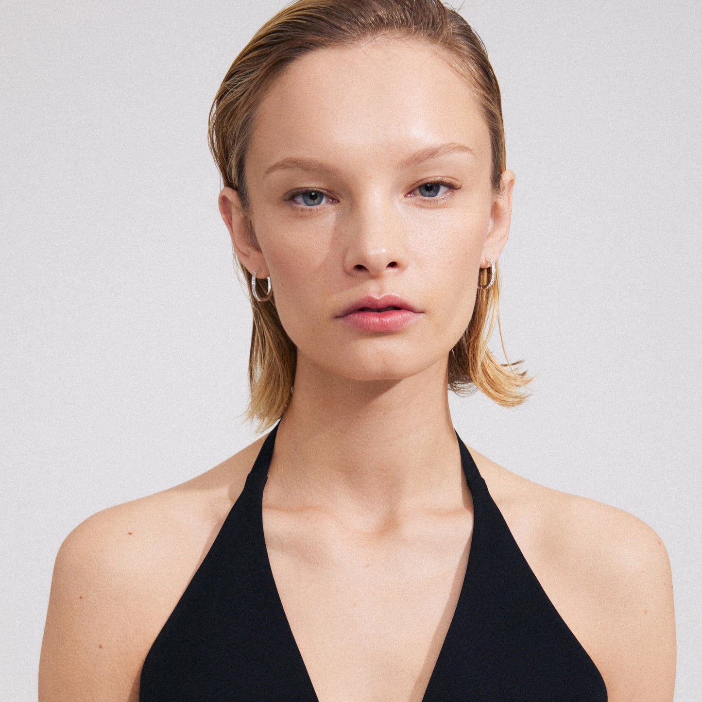 TRUE Hoop Earrings Silver-Plated