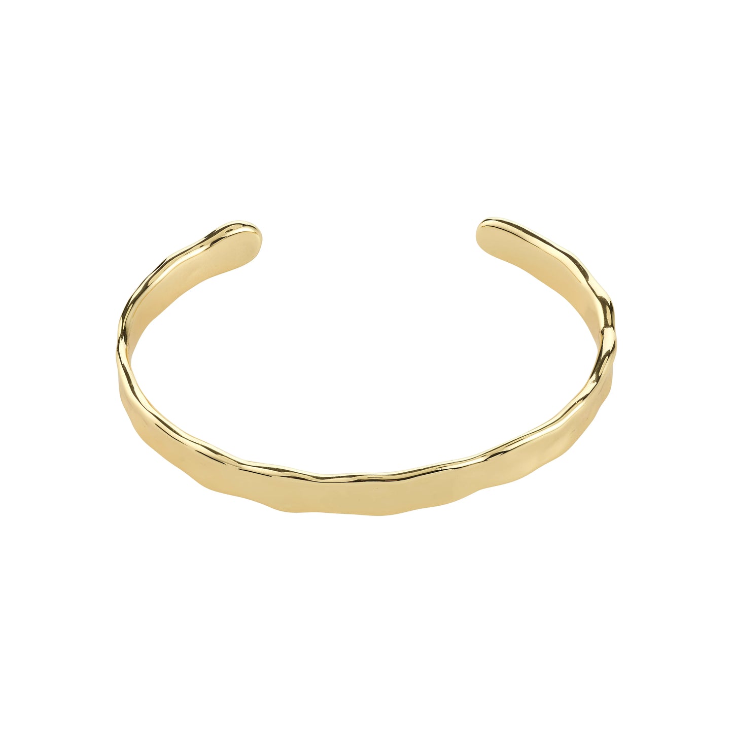 Wavy Design Bangle - Gold & Silver Plated