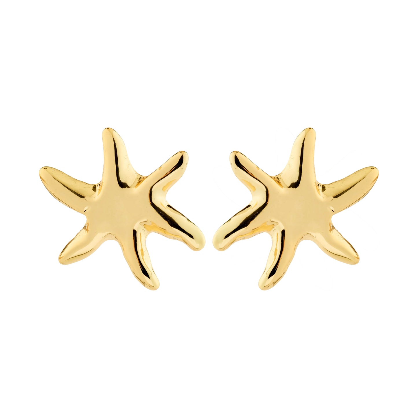 Beach Vibes Starfish Earrings - Gold or Silver Plated