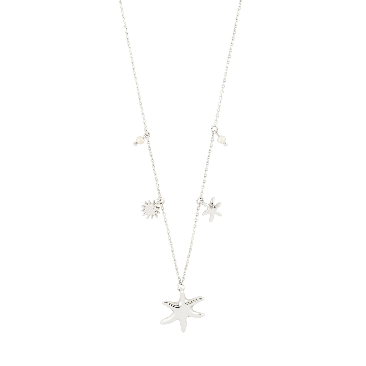 Beach Vibes Necklace With Starfish - Gold or Silver Plated