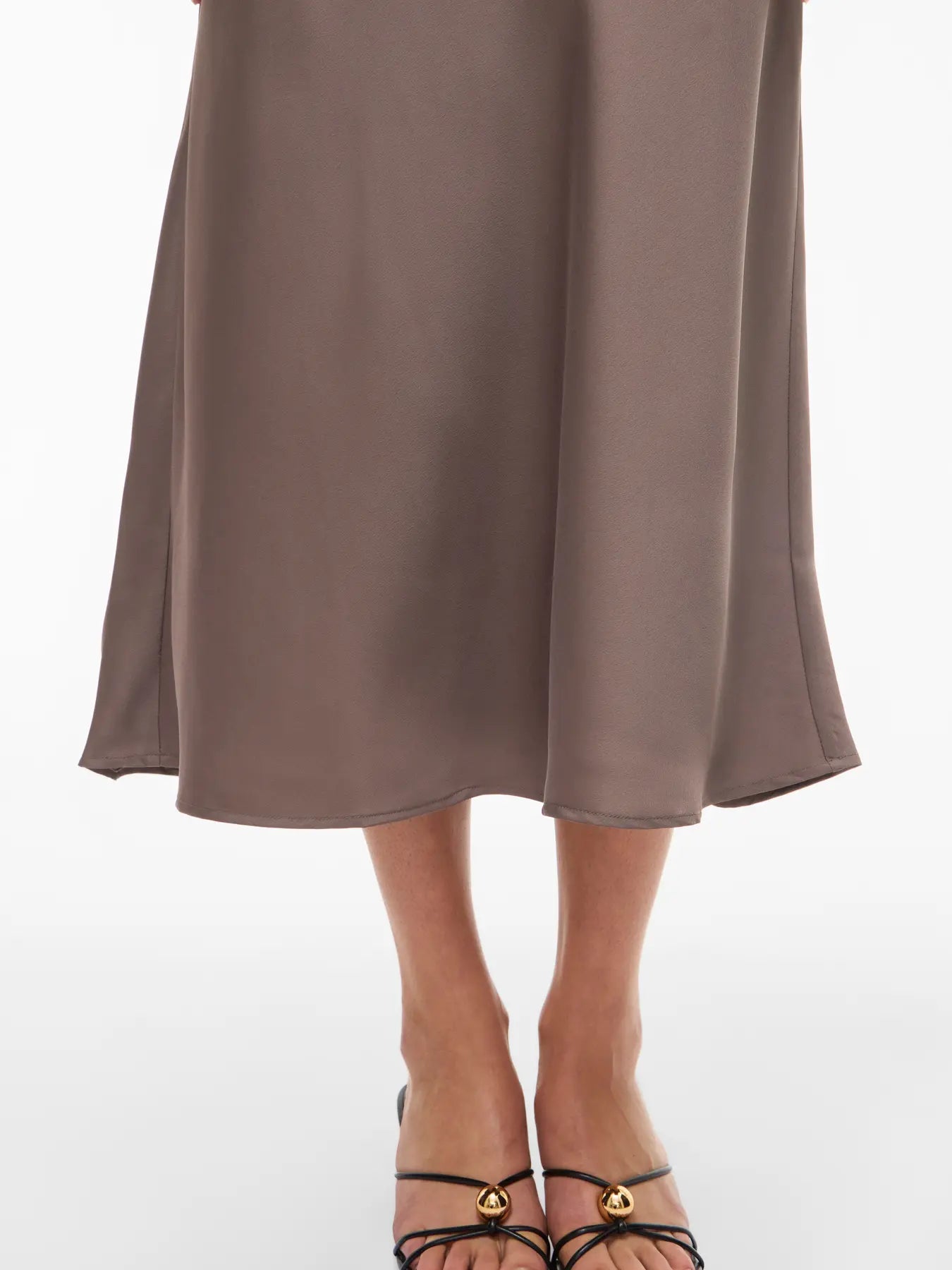 Satin Midi Skirt - Various Colours