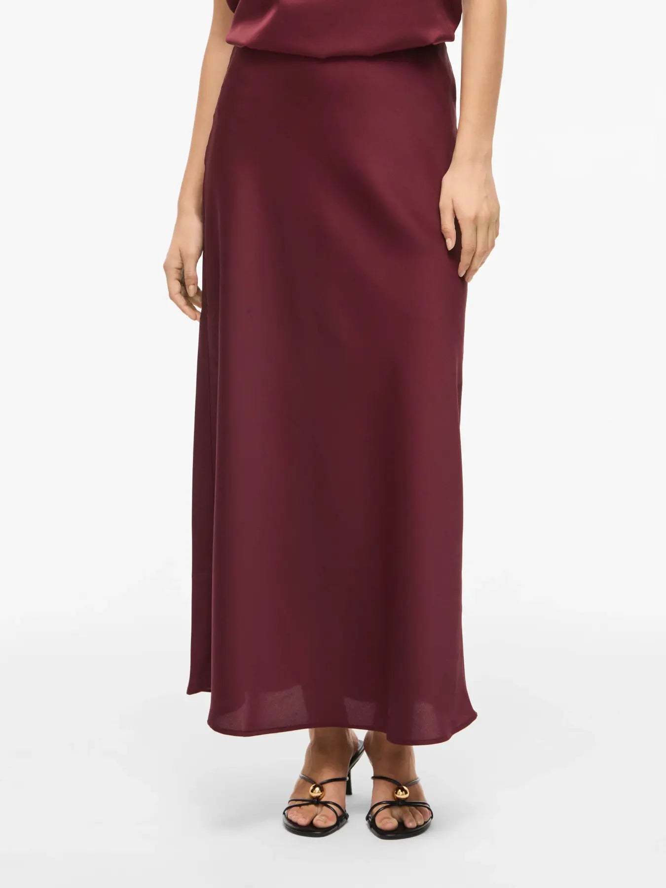 Satin Midi Skirt - Various Colours