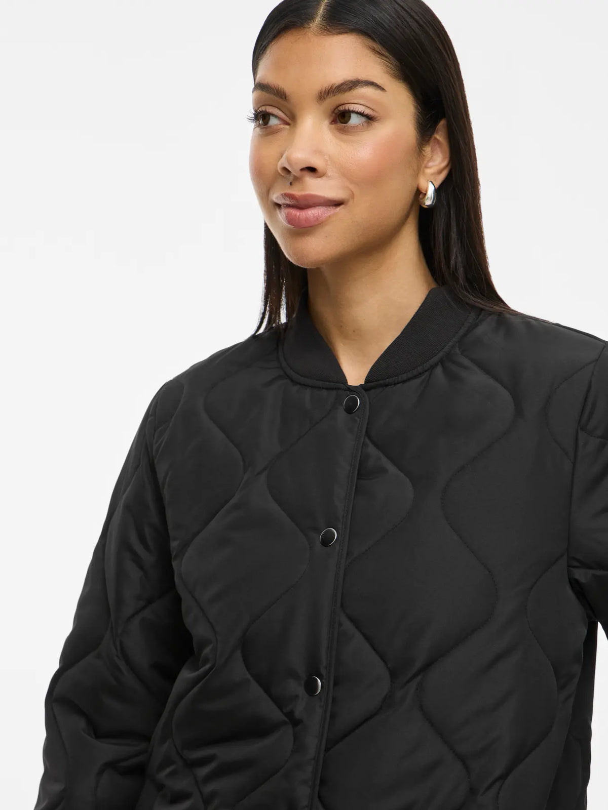 Autumn Quilted Jacket - Chocolate Brown, Green or Black
