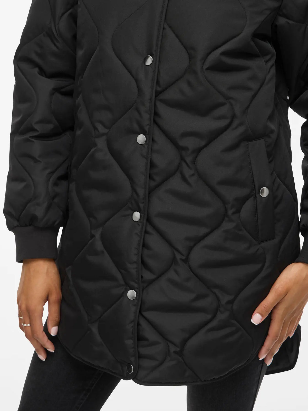 Autumn Quilted Jacket - Chocolate Brown, Green or Black