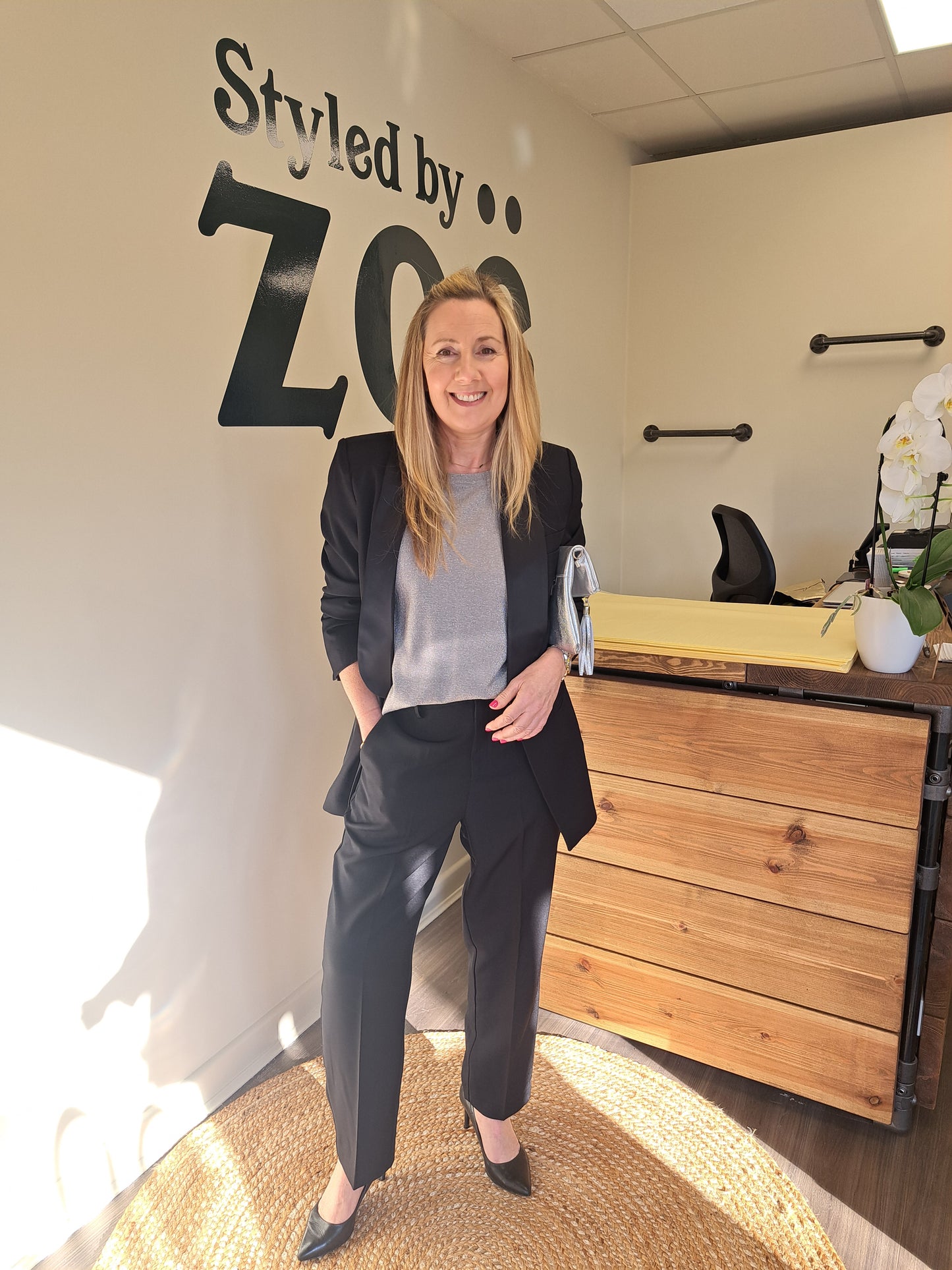 Tuxedo Breasted Blazer - Black