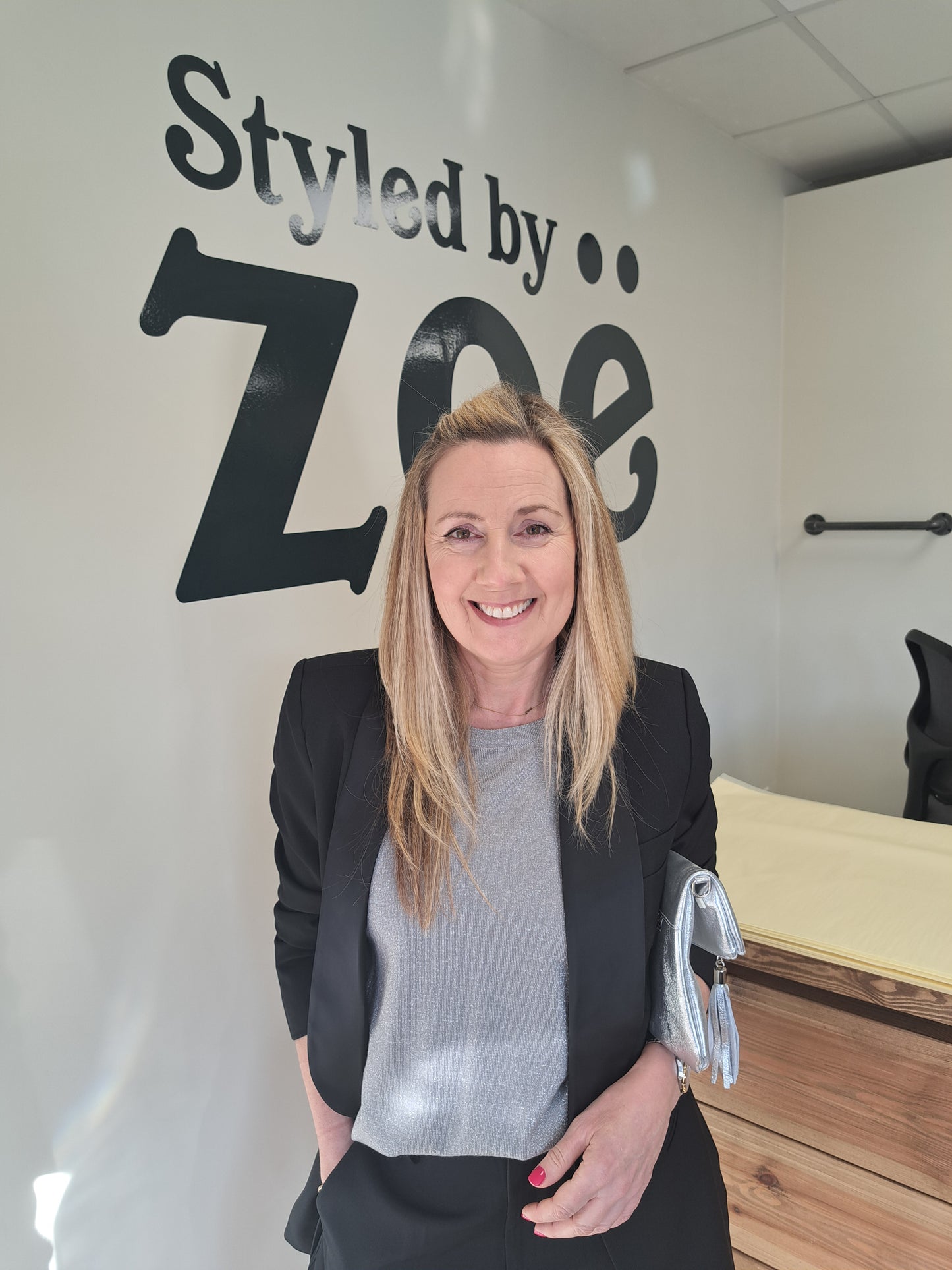 Tuxedo Breasted Blazer - Black