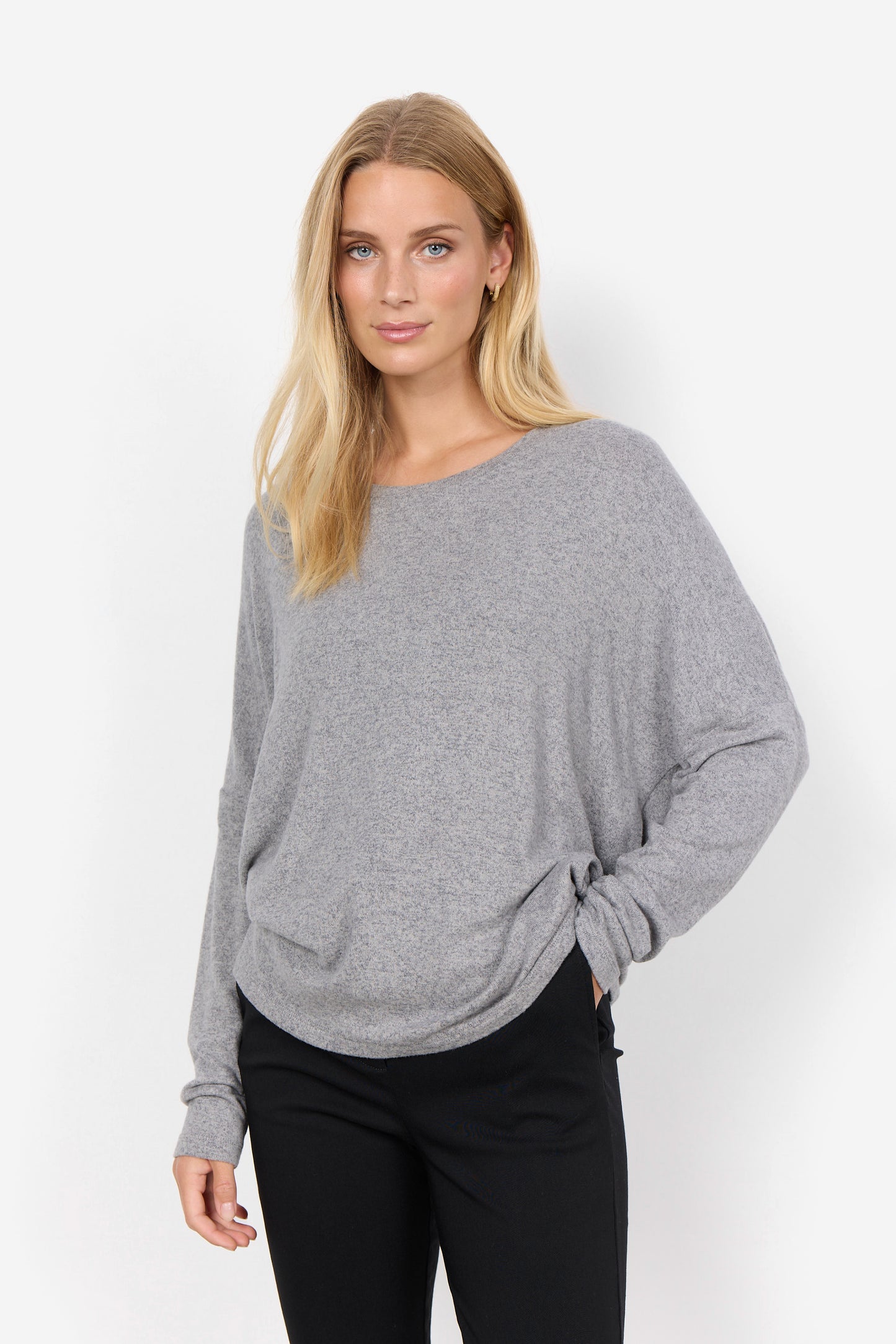 Long Sleeved Loungewear Top - Grey