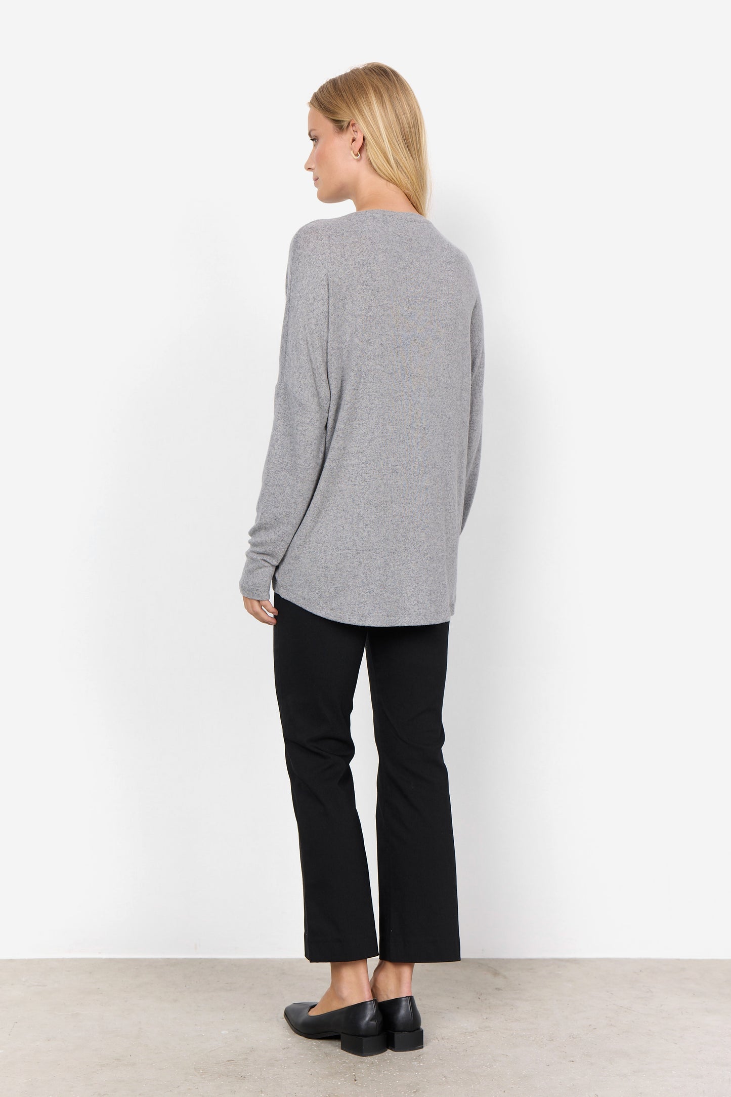 Long Sleeved Loungewear Top - Grey
