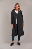 Lightweight Quilted Coat - Black
