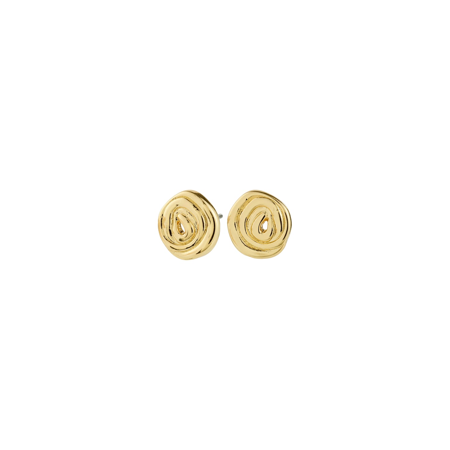 Spiral Design Studs - Gold & Silver Plated