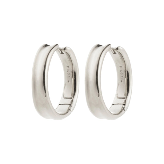 KAYDEN Hoops Silver-Plated