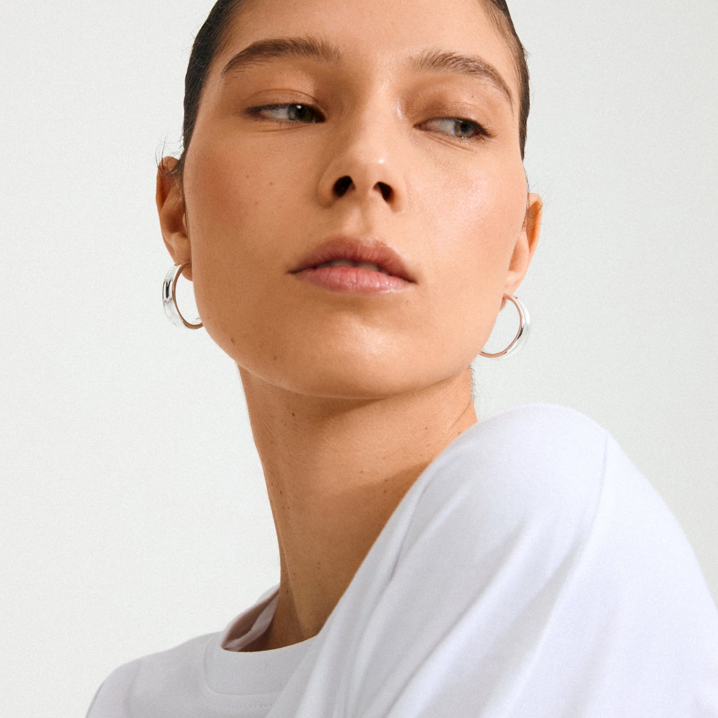 KAYDEN Hoops Silver-Plated