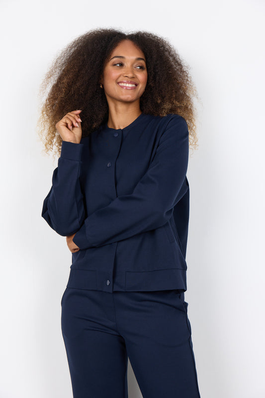 Bomber Jacket - Navy Blue or Marl Grey