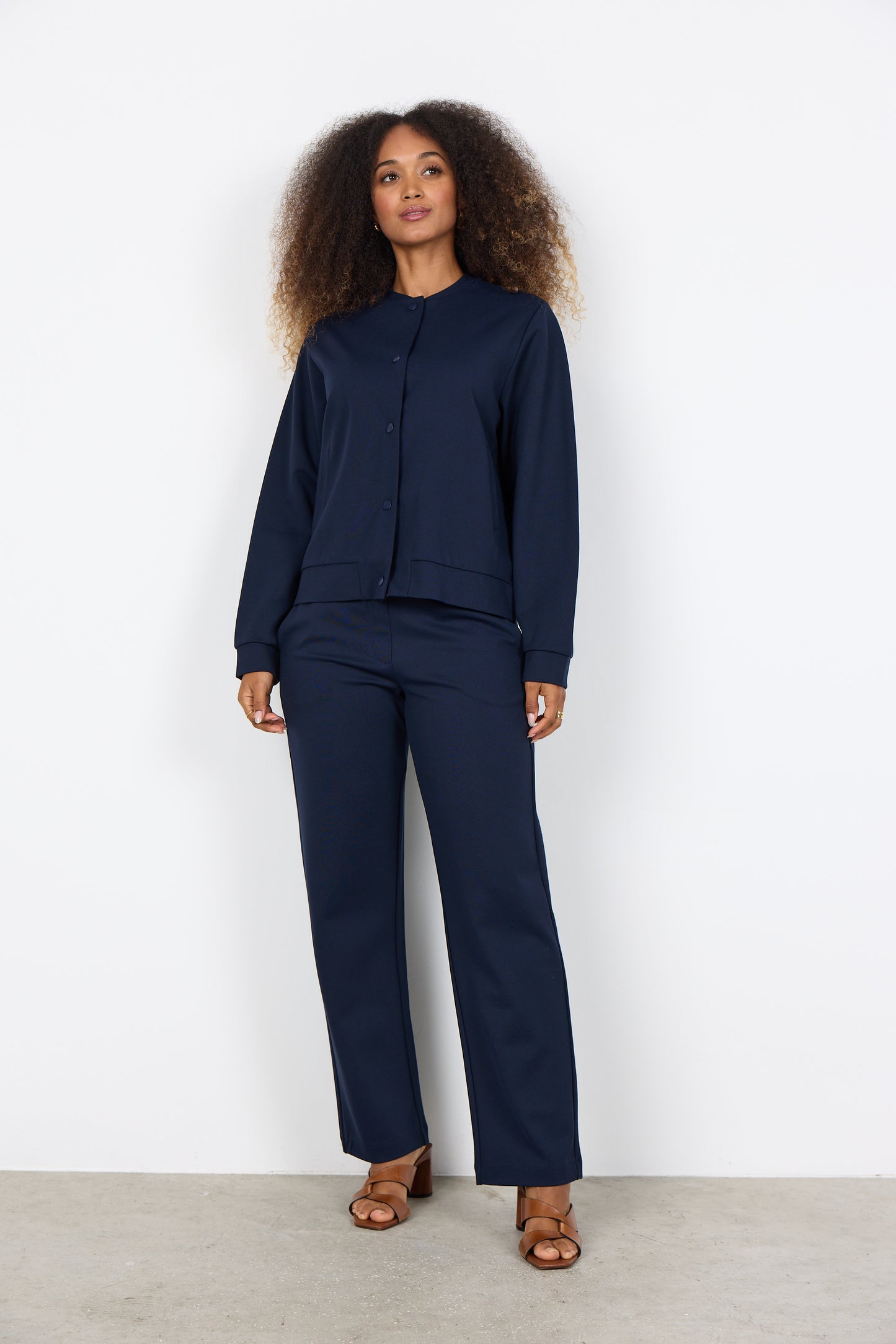 Bomber Jacket - Navy Blue or Marl Grey