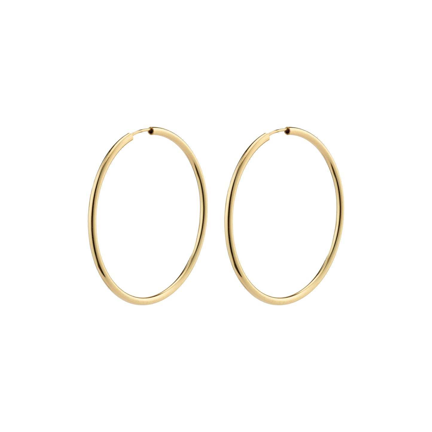 APRIL Medium-Size Hoop Earrings Gold-Plated