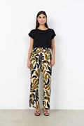 Wide Leg Trouser - Oatmeal, Olive Green & Black