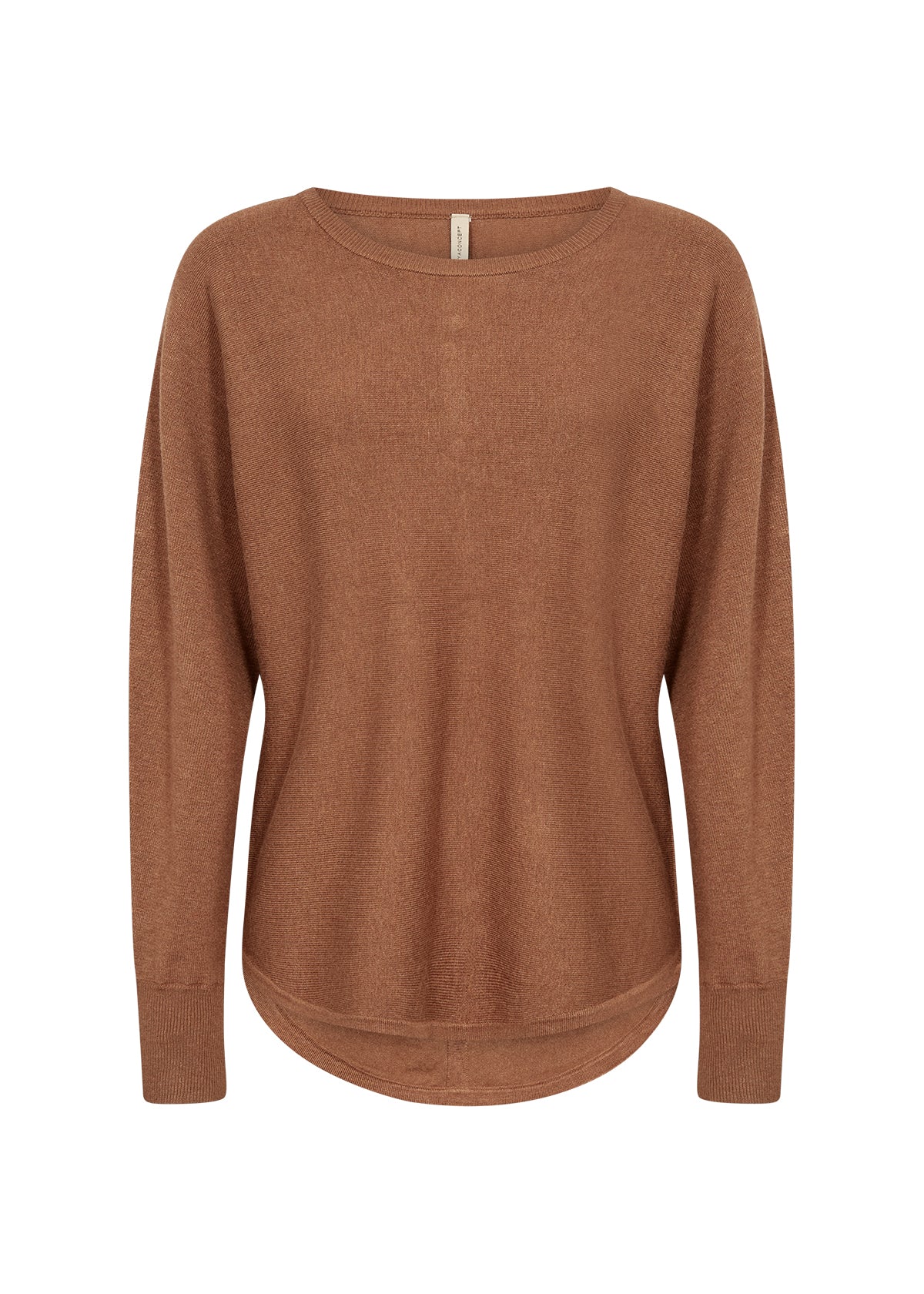 Long Sleeve Pullover With Button Detail On Back - Various Colours