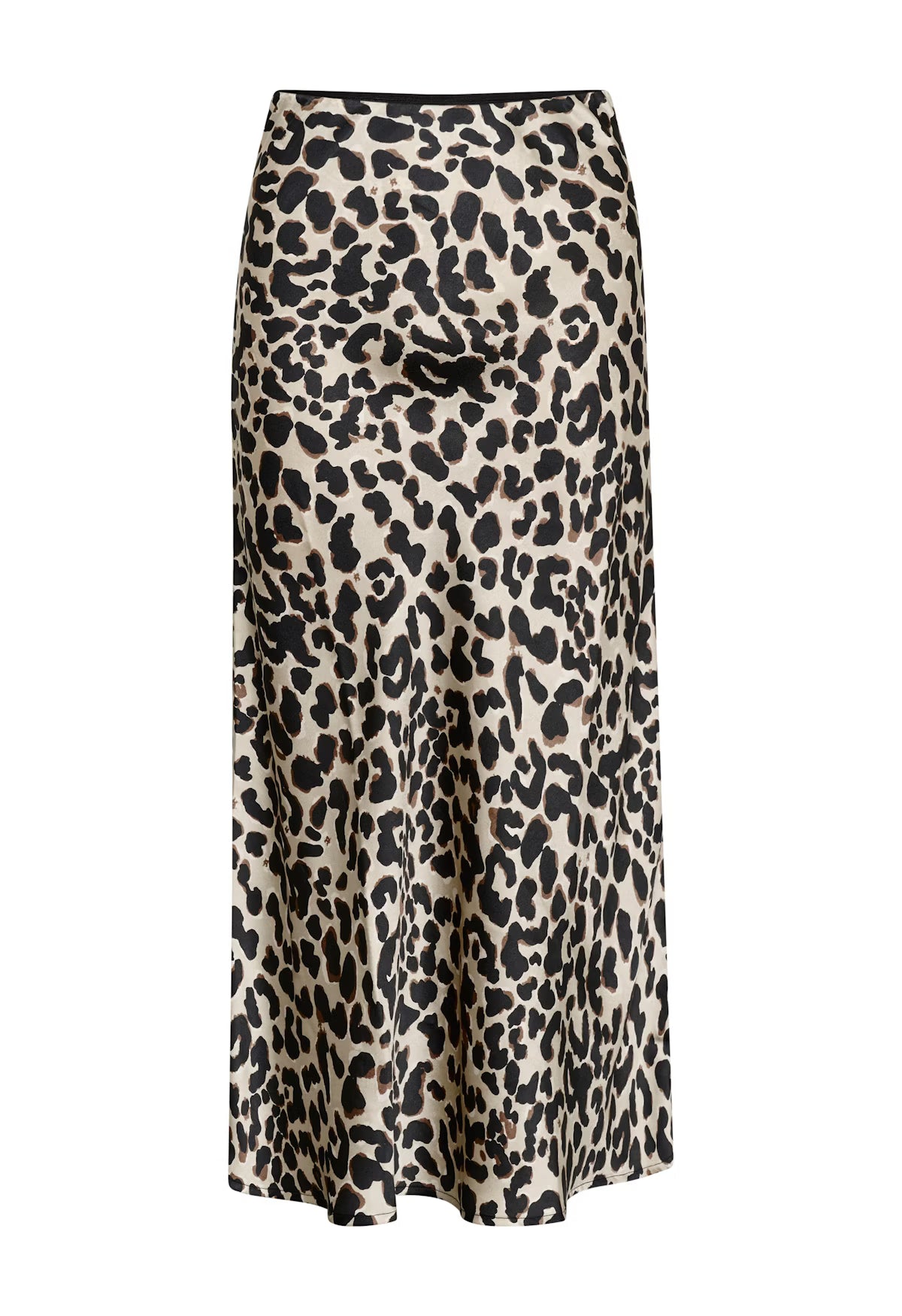 Leopard Print Skirt -  Grey Leopard & Brown Leopard