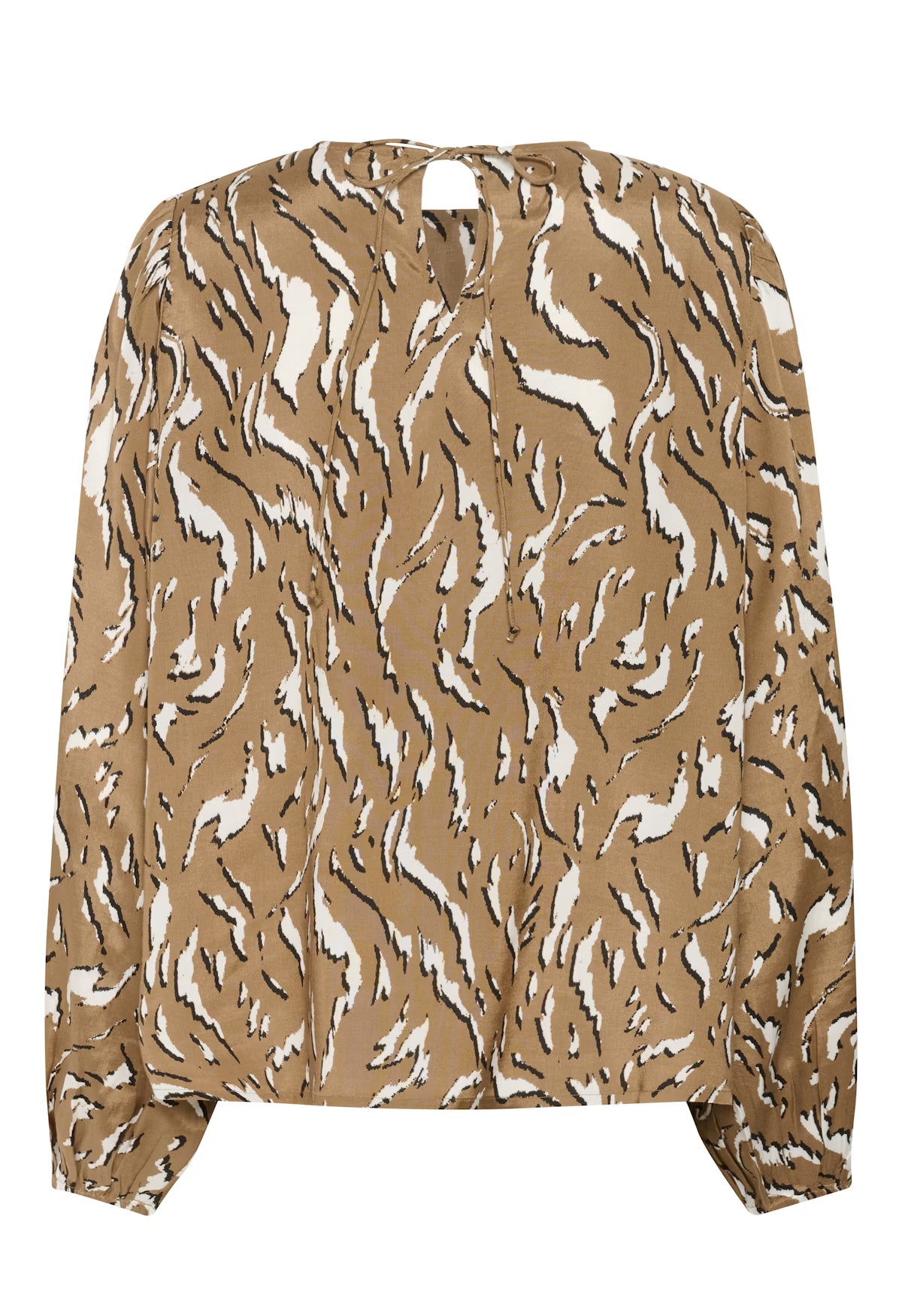 Camel Print Blouse