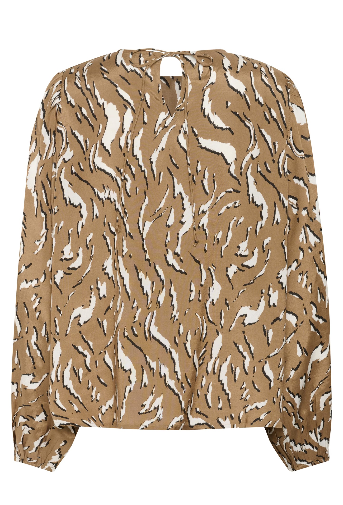 Camel Print Blouse
