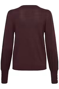 Long Sleeve Jumper - Wine, Baby Blue, Brown or Chocolate Brown