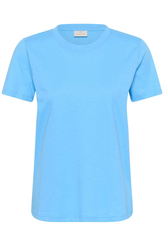 Short Sleeve T-Shirt - Blue, Cerise & Ivory
