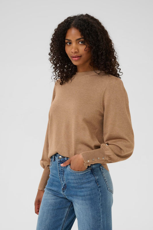 Camel Long Sleeve Jumper