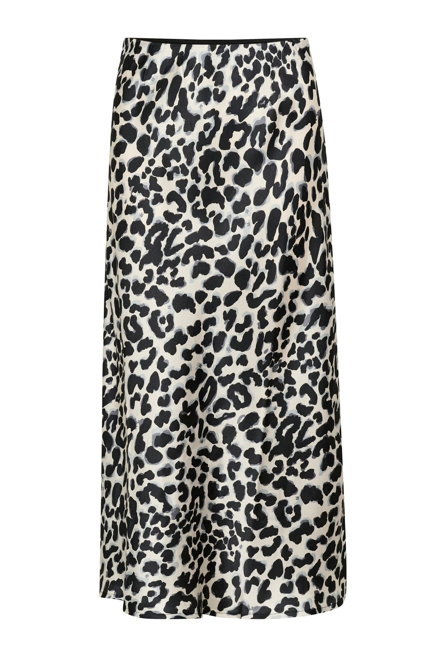 Leopard Print Skirt -  Grey Leopard & Brown Leopard